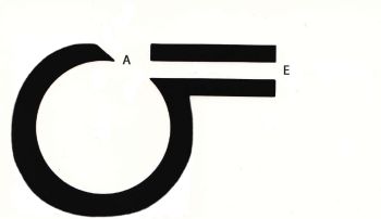 Schéma du principe de la flûte (souffle envoyé vers l'arête du biseau) sur une flûte à conduit, globulaire. © Marie-Barbara Le Gonidec Schéma du principe de la flûte (souffle envoyé vers l'arête du biseau) sur une flûte à conduit, globulaire. © Marie-Barbara Le Gonidec